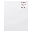 Root For Me Or Puck Off Hockey Custom Flyer