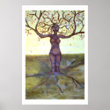 "Rooted" Tree Goddess Art Full Bleed Print
