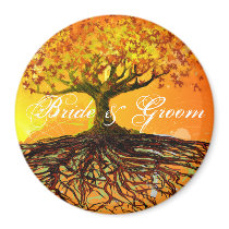Roots of Love Refrigerator Magnets