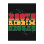 Roots Riddim Reggae Postcard