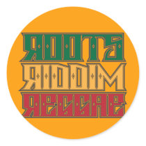 Roots Riddim Reggae Stickers