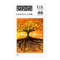 Roots Tree of Love Wedding Supplies Stamps
