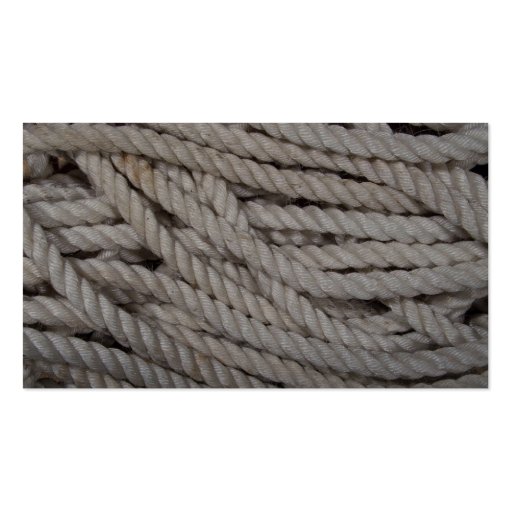 Rope Business Card Templates (back side)