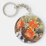 Rope Cactus Blooms Keychain
