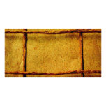 Rope pattern on paper background picture card