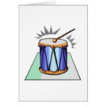 Rope Tension Drum Graphic image design Greeting Cards