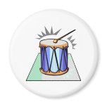 Rope Tension Drum Graphic image design Magnets