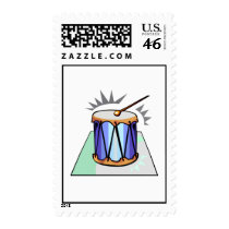 Rope Tension Drum Graphic image design Postage Stamps