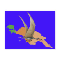 Ropen Postcard by cryptozoologyshop Ropen Postcard
