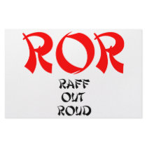 ROR Raff Out Roud Lol Laugh Out Loud Stationery Paper