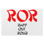 ROR Raff Out Roud Lol Laugh Out Loud Stationery Paper