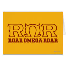 ROR - ROAR  OMEGA ROAR - Logo Greeting Cards
