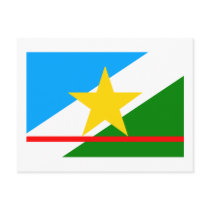 Roraima, Brazil Flag Post Card