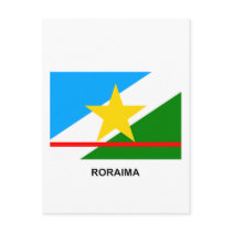 Roraima, Brazil Flag postcards