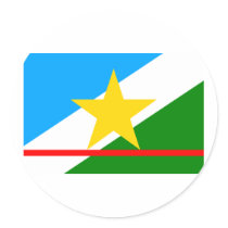 Roraima, Brazil Flag Stickers