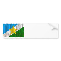 Roraima, Brazil Waving Flag Bumper Stickers