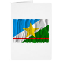 Roraima, Brazil Waving Flag cards by Vexillophile Roraima, Brazil Waving Flag cards