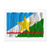 Roraima, Brazil Waving Flag postcards