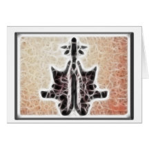 Rors Six Fractal Greeting Card