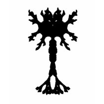 Rorscach Inkblot Neuron Ladies T-shirt