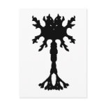 Rorscach Inkblot Neuron Tote Bag Post Card