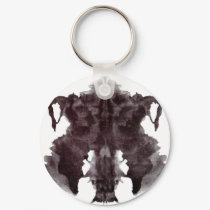 Rorschach Blot 4 keychains