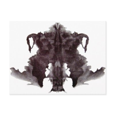 Rorschach Blot 4 Postcard by OffLine