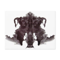 Rorschach Blot 4 postcards by OffLine Rorschach Blot 4 postcards