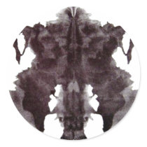 Rorschach Blot 4 stickers by OffLine Rorschach Blot 4 stickers