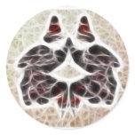 Rorschach Fractal 2 Sticker