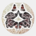 Rorschach Fractal 2 stickers