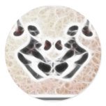 Rorschach Fractal 3 Stickers