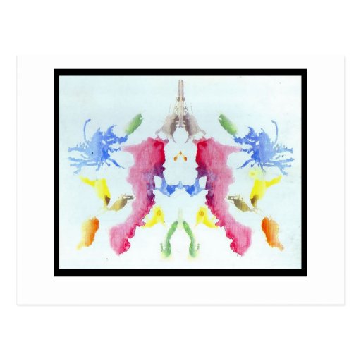 Rorschach Inkblot 10.0 Post Card