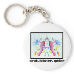 Rorschach Inkblot 10 Keychain