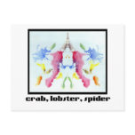 Rorschach Inkblot 10 Postcard