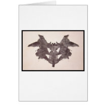 Rorschach Inkblot 1.0 Greeting Cards
