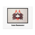 Rorschach Inkblot 2 Post Card