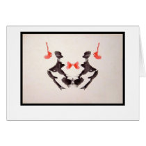Rorschach Inkblot 3.0 Greeting Cards