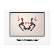 Rorschach Inkblot 3 postcards by djskagnetti Rorschach Inkblot 3 postcards