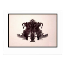 Rorschach Inkblot 4.0 Post Card