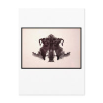 Rorschach Inkblot 4.0 postcards by djskagnetti Rorschach Inkblot 4.0 postcards