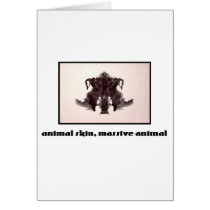 Rorschach Inkblot 4 cards