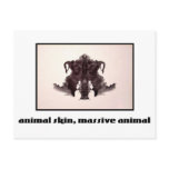 Rorschach Inkblot 4 Postcard