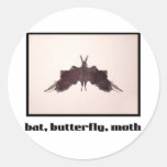 Rorschach Inkblot 5 stickers