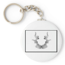 Rorschach Inkblot 7.0 Key Chain
