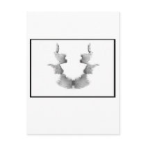 Rorschach Inkblot 7.0 postcards by djskagnetti Rorschach Inkblot 7.0 postcards