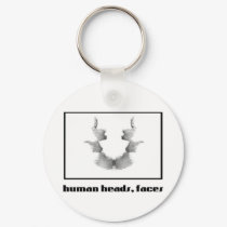 Rorschach Inkblot 7 keychains