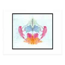 Rorschach Inkblot 8.0 Postcard