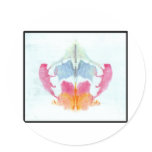 Rorschach Inkblot 8.0 Round Sticker