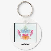 Rorschach Inkblot 8 keychains